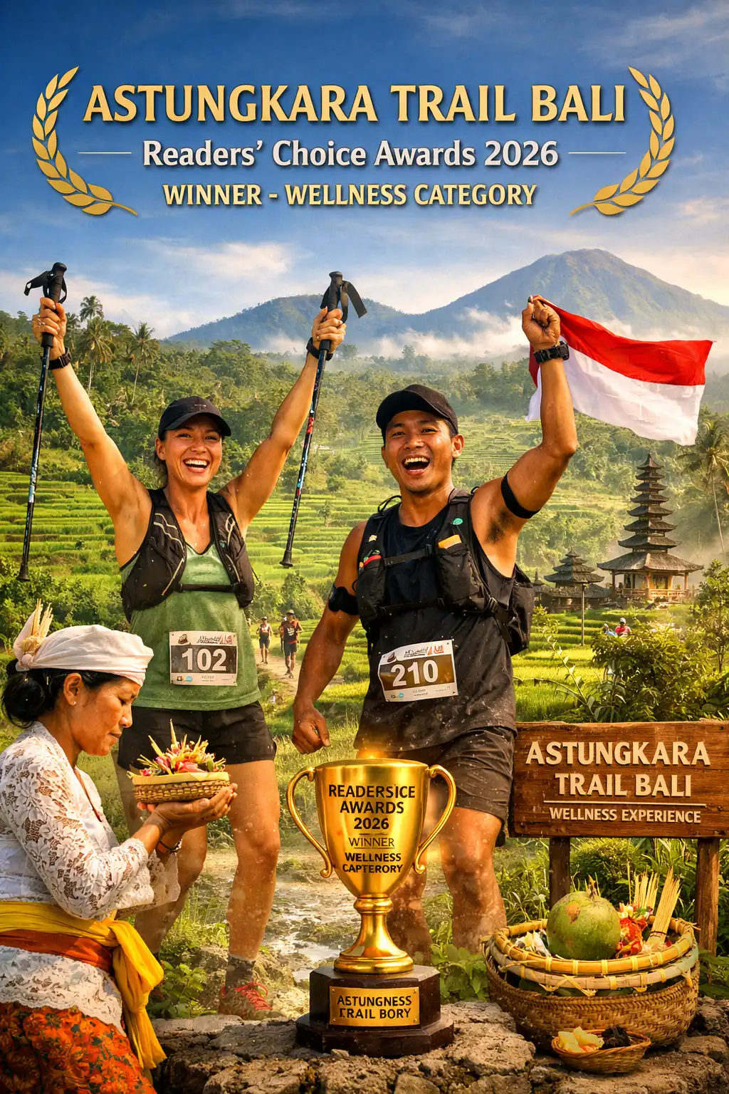 Read more about the article Astungkara Trail Bali Jadi Juara Readers’ Choice 2026 untuk Kategori Wellness