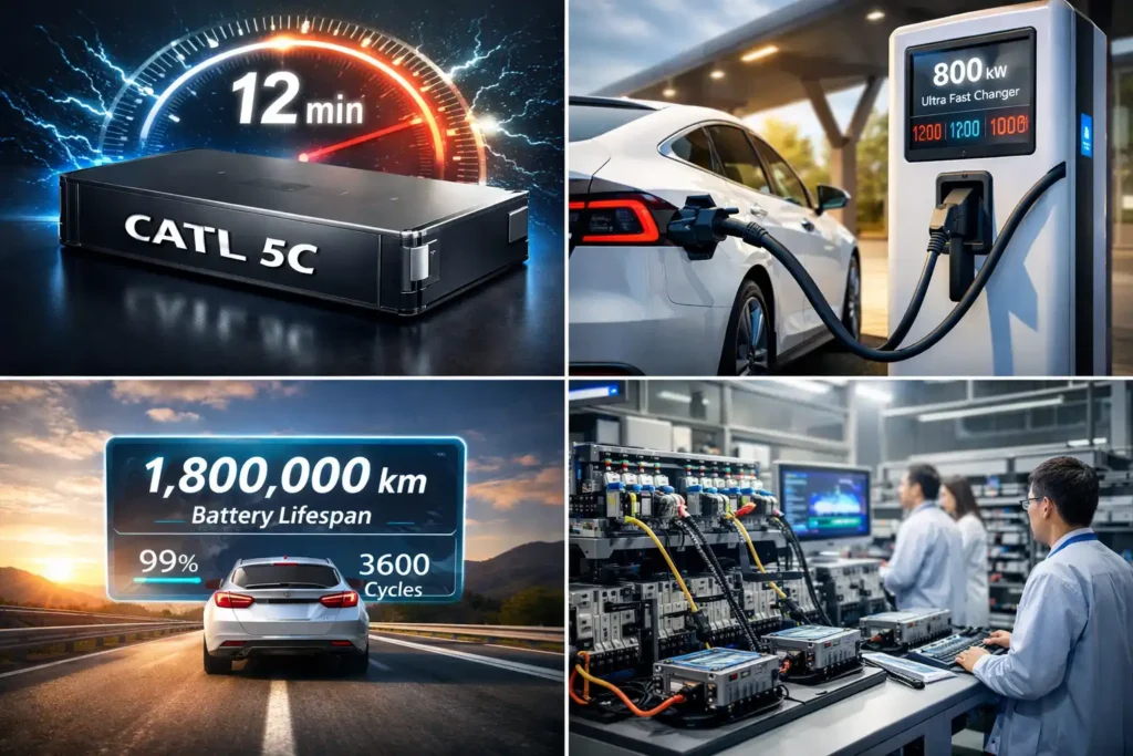 CATL Klaim Baterai 5C Tahan 1,8 Juta Km, Isi Penuh Cuma 12 Menit