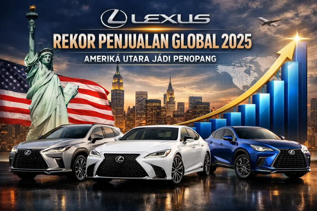 Lexus Cetak Rekor Penjualan Global 2025 Amerika Utara Jadi Penopang