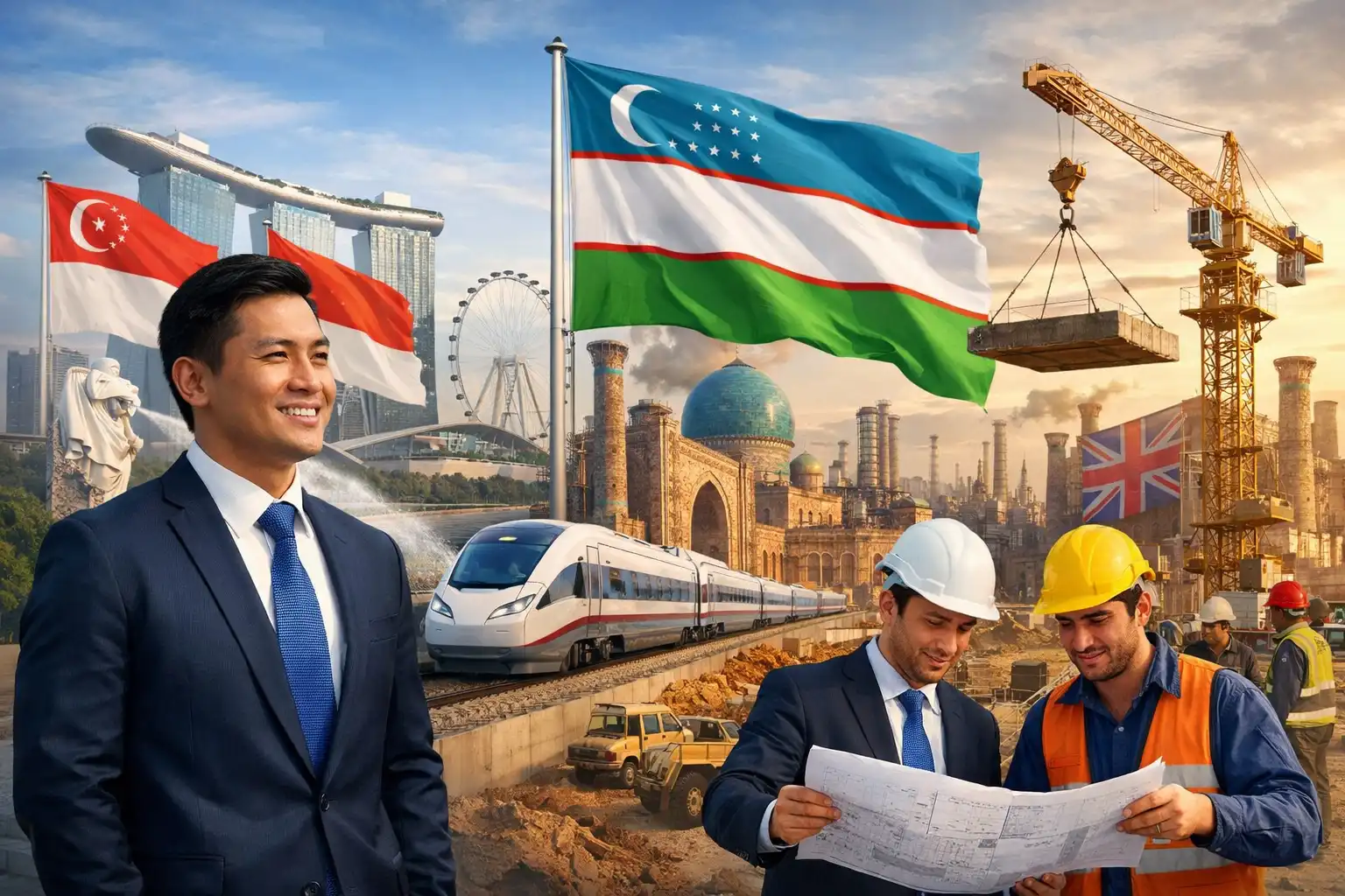 Read more about the article Selain Inggris, Perusahaan Singapura Juga Kantongi Tender dari Raksasa Uzbekistan